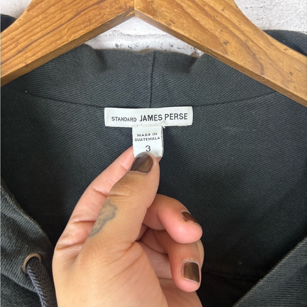 James Perse Faded Black Utility Field Jacket - Picture 3 of 5